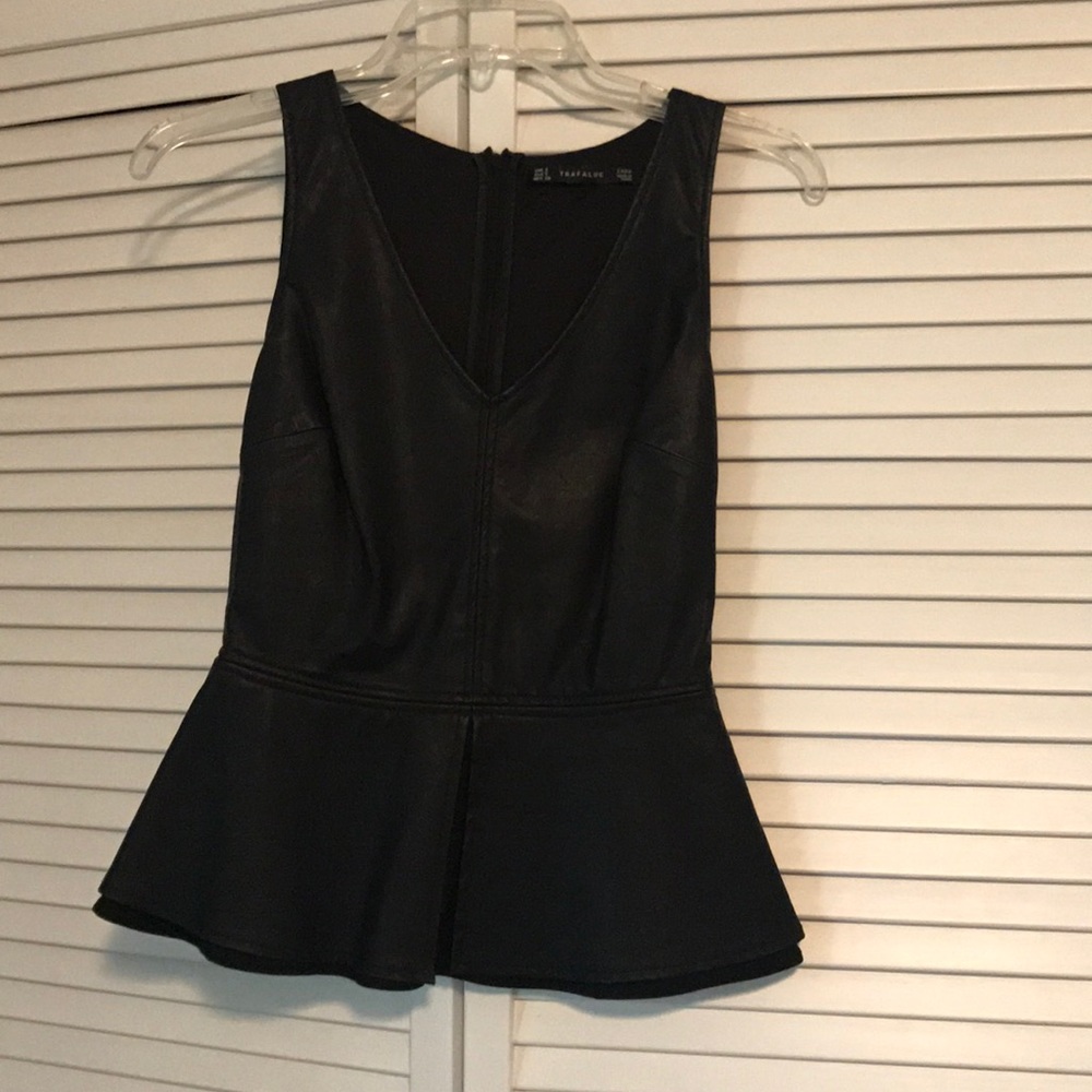 Leather Zara tank